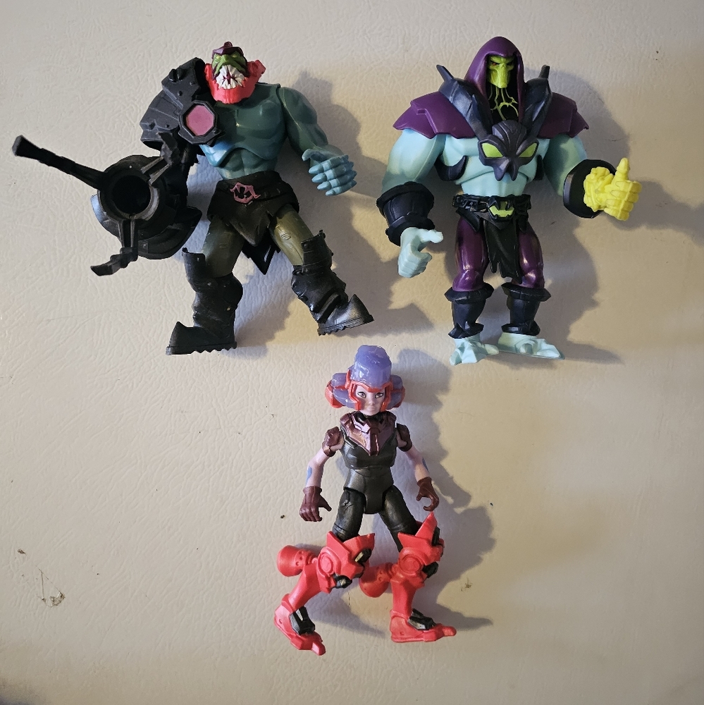 Netflix He-Man Masters Of the Universe Action Figures Set of 3